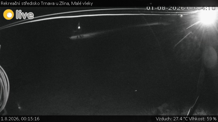 Freizeitzentrum Trnava bei Zlín - Kleine Skilifte - 1.8.2026 v 00:15