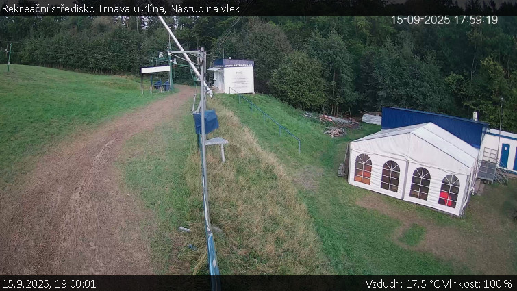Rekreační středisko Trnava u Zlína - Nástup na vlek - 15.9.2025 v 19:00 Rekreační středisko Trnava u Zlína - Nástup na vlek - 15.9.2025 v 19:00