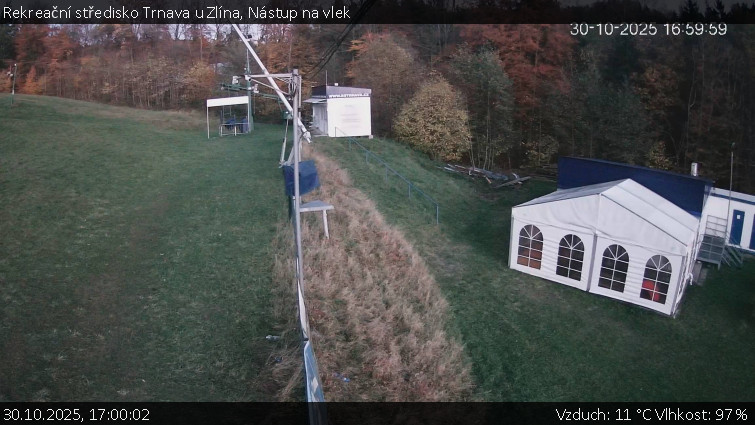 Rekreační středisko Trnava u Zlína - Nástup na vlek - 30.10.2025 v 17:00