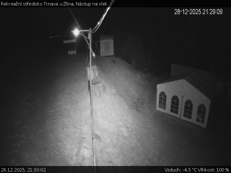 Rekreační středisko Trnava u Zlína - Nástup na vlek - 28.12.2025 v 21:30
