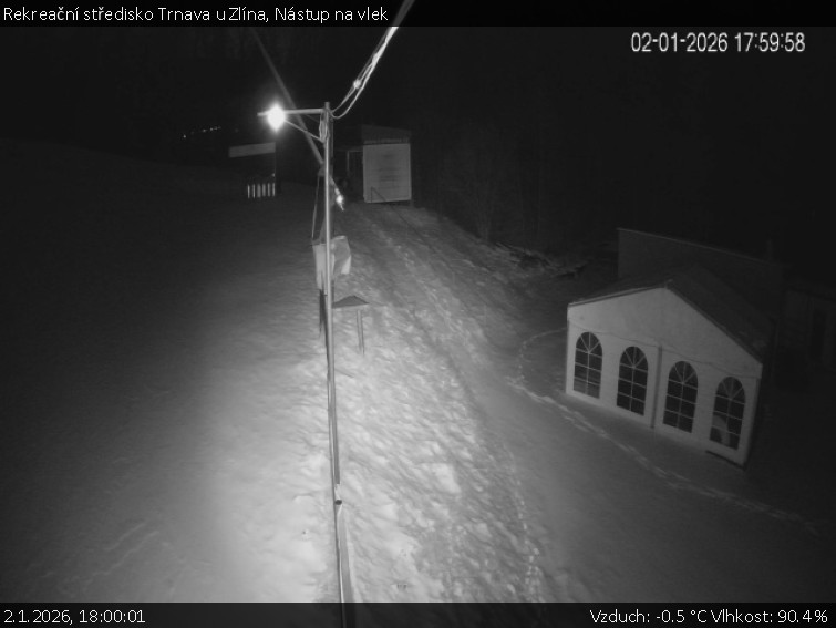 Rekreační středisko Trnava u Zlína - Nástup na vlek - 2.1.2026 v 18:00