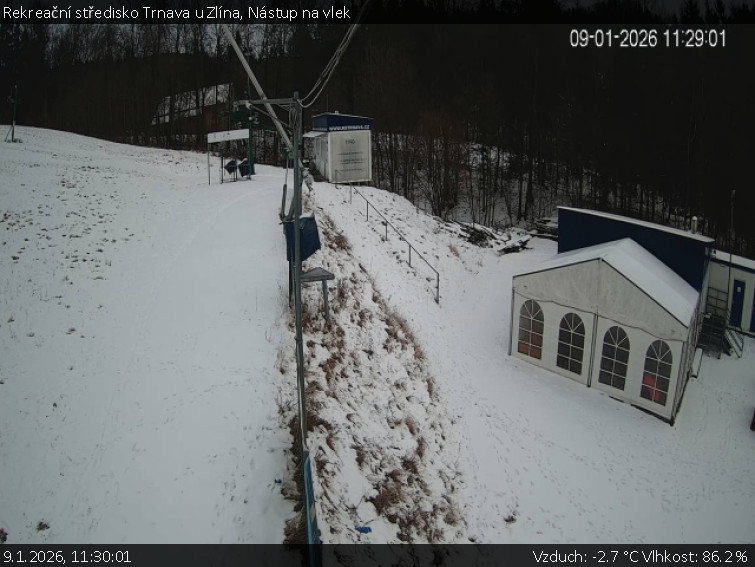 Rekreační středisko Trnava u Zlína - Nástup na vlek - 9.1.2026 v 11:30