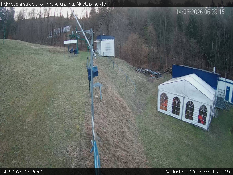 Rekreační středisko Trnava u Zlína - Nástup na vlek - 14.3.2026 v 06:30