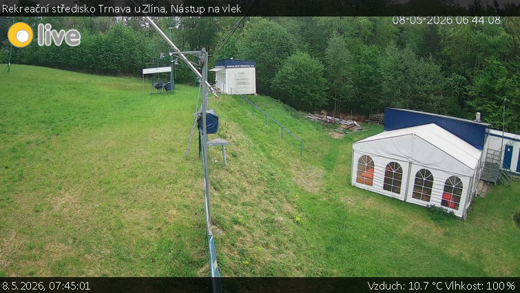 Rekreační středisko Trnava u Zlína - Nástup na vlek - 8.5.2026 v 07:45