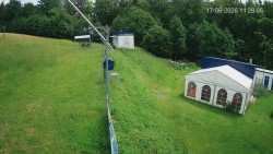 Boarding the ski lift