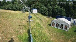 Boarding the ski lift