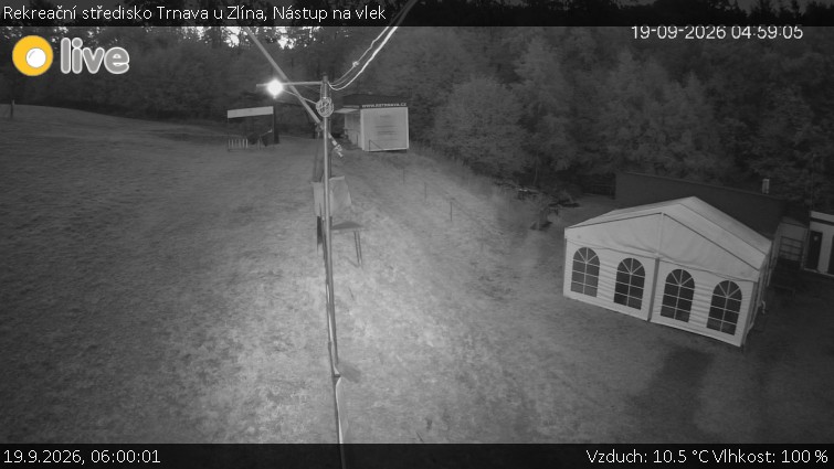 Rekreační středisko Trnava u Zlína - Nástup na vlek - 19.9.2026 v 06:00