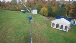 Boarding the ski lift