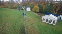 Boarding the ski lift