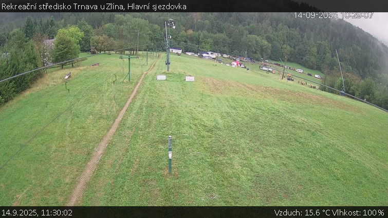 Rekreační středisko Trnava u Zlína - Hlavní sjezdovka - 14.9.2025 v 11:30