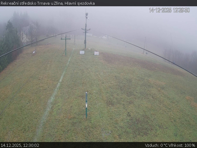 Rekreační středisko Trnava u Zlína - Hlavní sjezdovka - 14.12.2025 v 12:30
