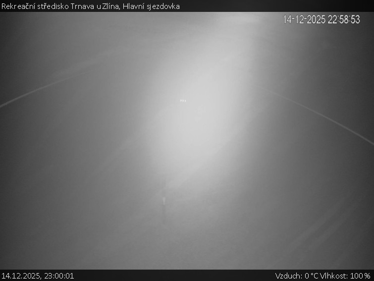 Rekreační středisko Trnava u Zlína - Hlavní sjezdovka - 14.12.2025 v 23:00