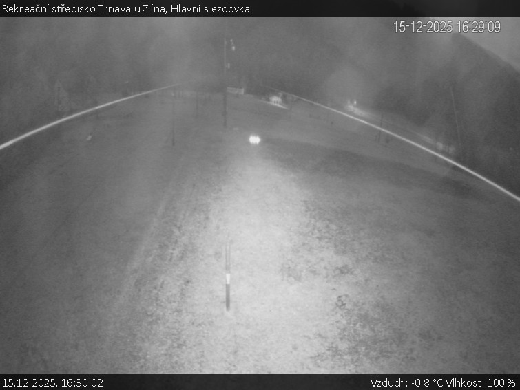 Rekreační středisko Trnava u Zlína - Hlavní sjezdovka - 15.12.2025 v 16:30