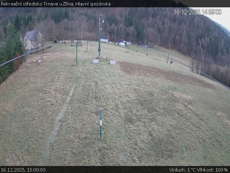 Rekreační středisko Trnava u Zlína - Hlavní sjezdovka - 16.12.2025 v 15:00