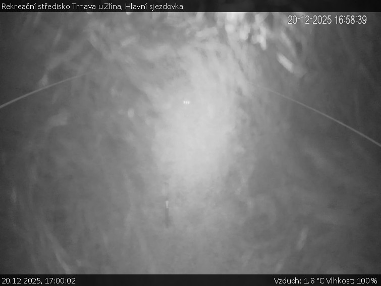 Rekreační středisko Trnava u Zlína - Hlavní sjezdovka - 20.12.2025 v 17:00