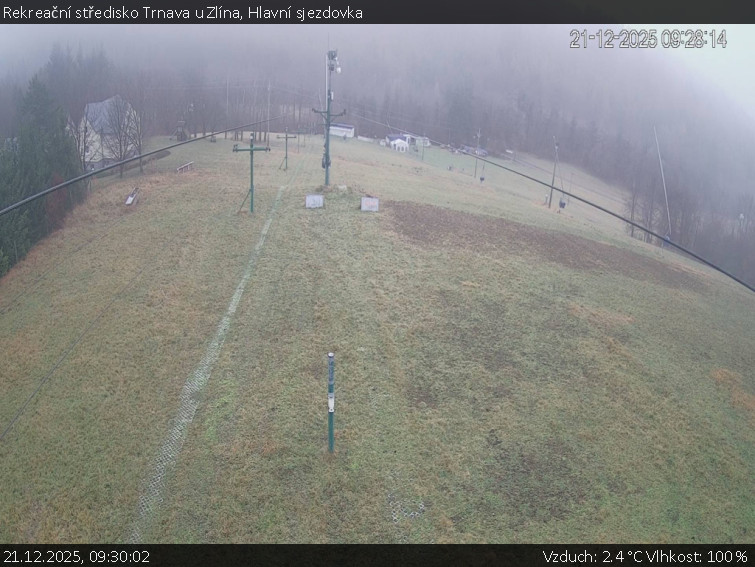 Rekreační středisko Trnava u Zlína - Hlavní sjezdovka - 21.12.2025 v 09:30