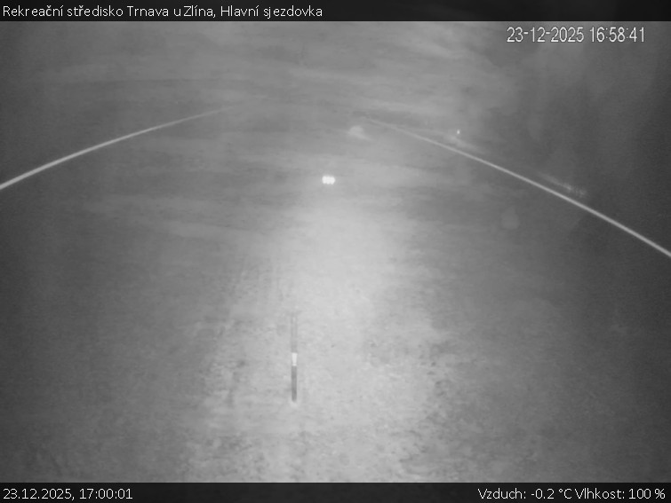 Rekreační středisko Trnava u Zlína - Hlavní sjezdovka - 23.12.2025 v 17:00