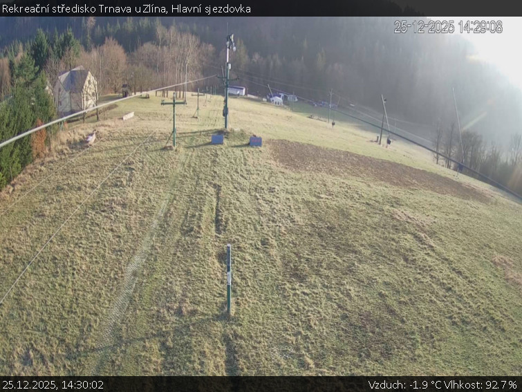 Rekreační středisko Trnava u Zlína - Hlavní sjezdovka - 25.12.2025 v 14:30