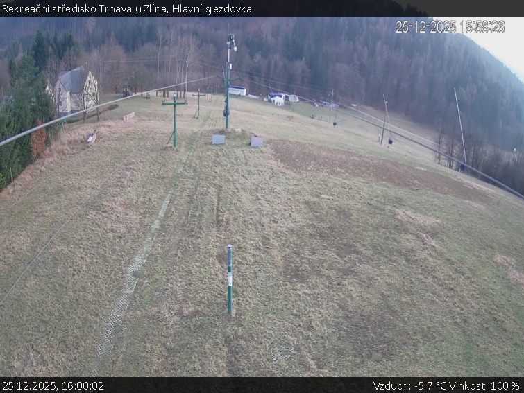 Rekreační středisko Trnava u Zlína - Hlavní sjezdovka - 25.12.2025 v 16:00