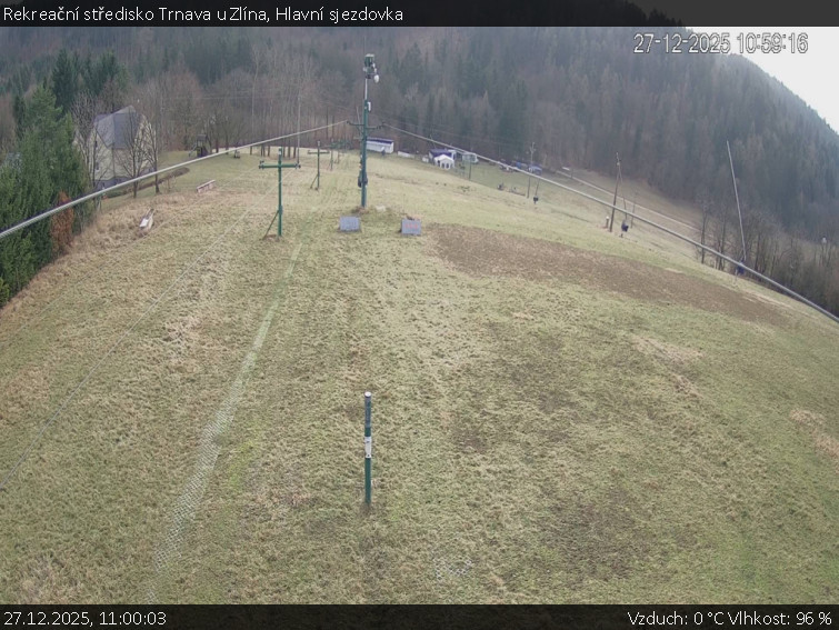 Rekreační středisko Trnava u Zlína - Hlavní sjezdovka - 27.12.2025 v 11:00