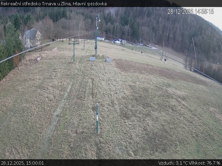 Rekreační středisko Trnava u Zlína - Hlavní sjezdovka - 28.12.2025 v 15:00