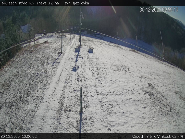 Rekreační středisko Trnava u Zlína - Hlavní sjezdovka - 30.12.2025 v 10:00