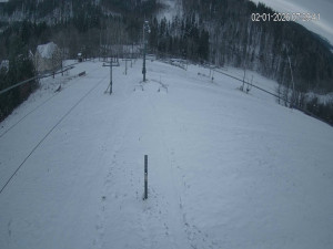 Rekreační středisko Trnava u Zlína - Hlavní sjezdovka - 2.1.2026 v 07:30
