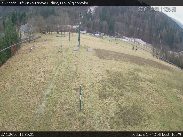Rekreační středisko Trnava u Zlína - Hlavní sjezdovka - 27.1.2026 v 11:30