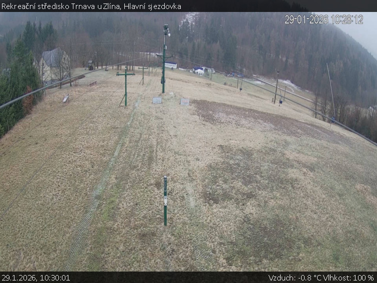 Rekreační středisko Trnava u Zlína - Hlavní sjezdovka - 29.1.2026 v 10:30