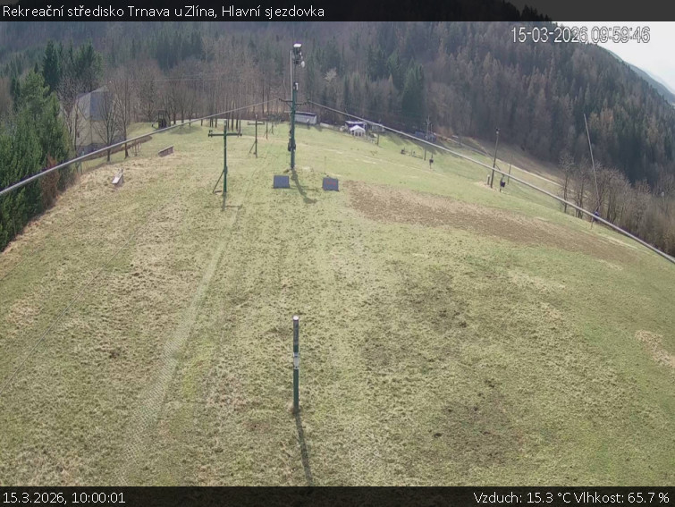 Rekreační středisko Trnava u Zlína - Hlavní sjezdovka - 15.3.2026 v 10:00
