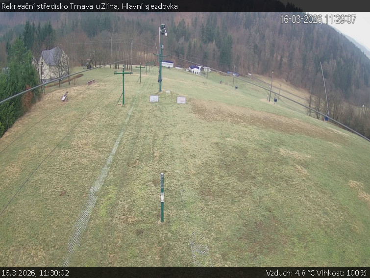 Rekreační středisko Trnava u Zlína - Hlavní sjezdovka - 16.3.2026 v 11:30