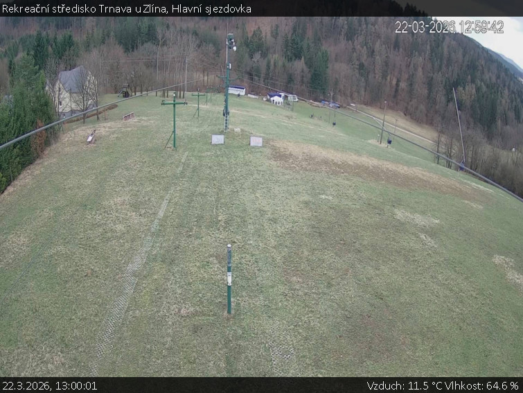 Rekreační středisko Trnava u Zlína - Hlavní sjezdovka - 22.3.2026 v 13:00