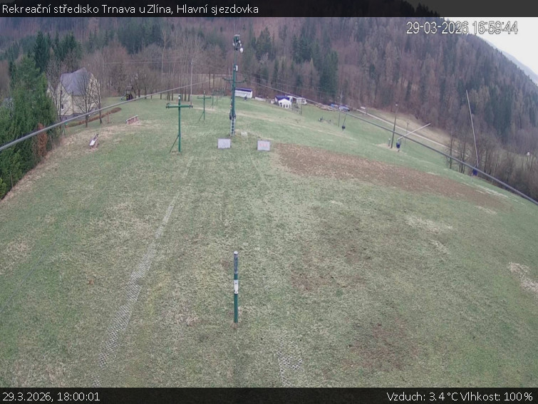 Rekreační středisko Trnava u Zlína - Hlavní sjezdovka - 29.3.2026 v 18:00
