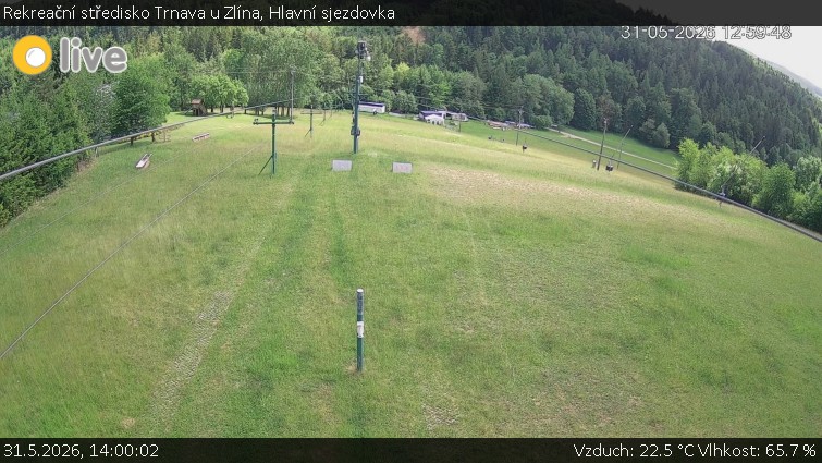 Rekreační středisko Trnava u Zlína - Hlavní sjezdovka - 31.5.2026 v 14:00