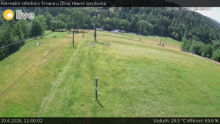Rekreační středisko Trnava u Zlína - Hlavní sjezdovka - 20.6.2026 v 11:00