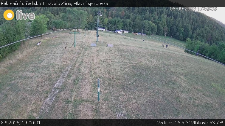 Rekreační středisko Trnava u Zlína - Hlavní sjezdovka - 8.9.2026 v 19:00