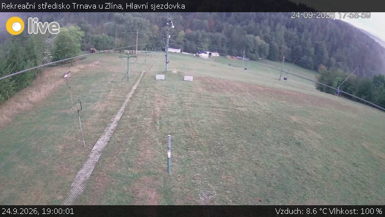 Rekreační středisko Trnava u Zlína - Hlavní sjezdovka - 24.9.2026 v 19:00