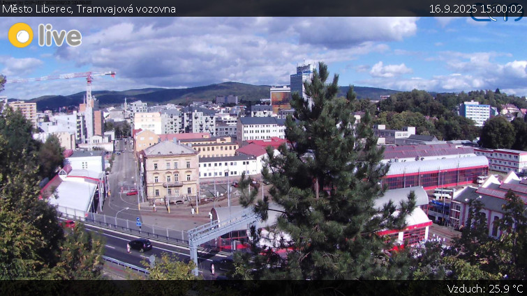 Město Liberec - Tramvajová vozovna - 16.9.2025 v 15:00