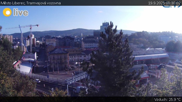 Město Liberec - Tramvajová vozovna - 19.9.2025 v 08:30 Město Liberec - Tramvajová vozovna - 19.9.2025 v 08:30