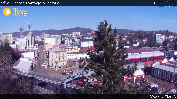 Město Liberec - Tramvajová vozovna - 5.3.2026 v 14:30
