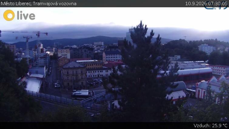 Město Liberec - Tramvajová vozovna - 10.9.2026 v 07:30