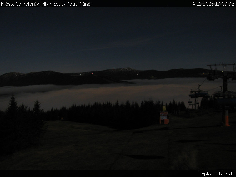 Město Špindlerův Mlýn - Svatý Petr, Pláně - 4.11.2025 v 19:30