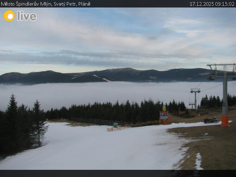 Město Špindlerův Mlýn - Svatý Petr, Pláně - 17.12.2025 v 09:15