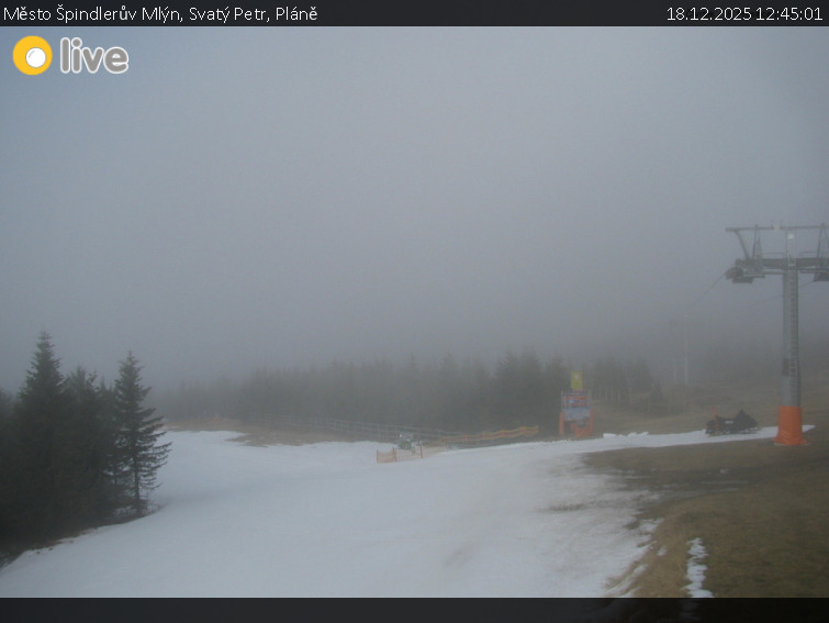 Město Špindlerův Mlýn - Svatý Petr, Pláně - 18.12.2025 v 12:45