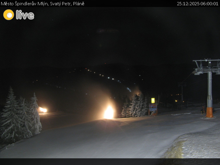 Město Špindlerův Mlýn - Svatý Petr, Pláně - 25.12.2025 v 06:00