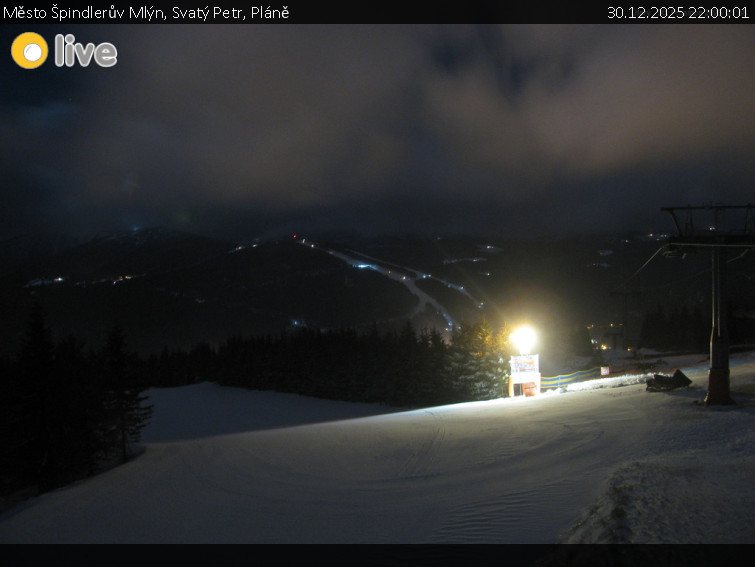 Město Špindlerův Mlýn - Svatý Petr, Pláně - 30.12.2025 v 22:00