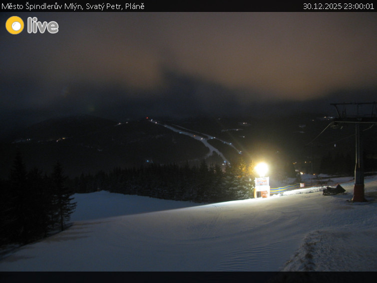 Město Špindlerův Mlýn - Svatý Petr, Pláně - 30.12.2025 v 23:00