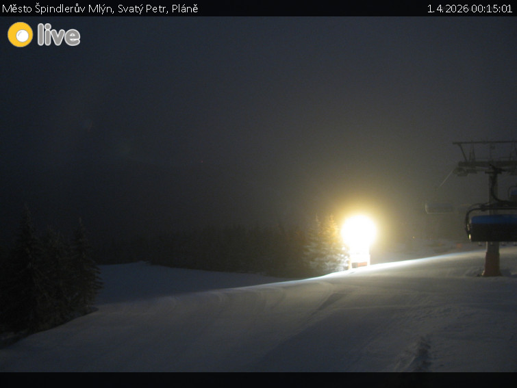 Město Špindlerův Mlýn - Svatý Petr, Pláně - 1.4.2026 v 00:15