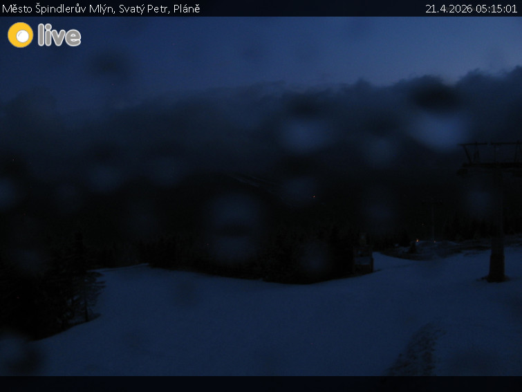 Město Špindlerův Mlýn - Svatý Petr, Pláně - 21.4.2026 v 05:15