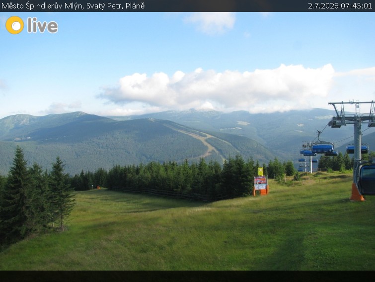 Město Špindlerův Mlýn - Svatý Petr, Pláně - 2.7.2026 v 07:45